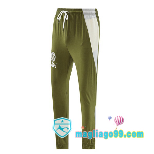 Magliago - Passione Maglie Thai Affidabili Basso Costo Online Shop | Pantaloni Da Allenamento AC Milan Giallo 2023/2024