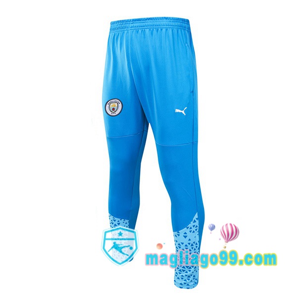 Magliago - Passione Maglie Thai Affidabili Basso Costo Online Shop | Pantaloni Da Allenamento Manchester City Blu 2023/2024