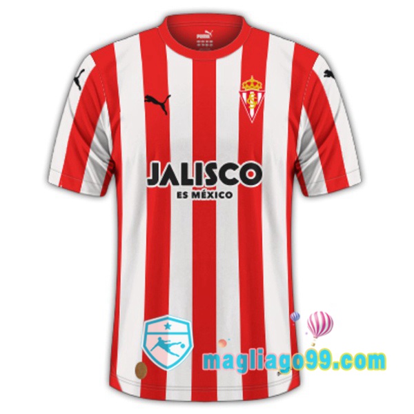Magliago - Passione Maglie Thai Affidabili Basso Costo Online Shop | Maglia Sporting Gijon Prima Rosso 2023/2024