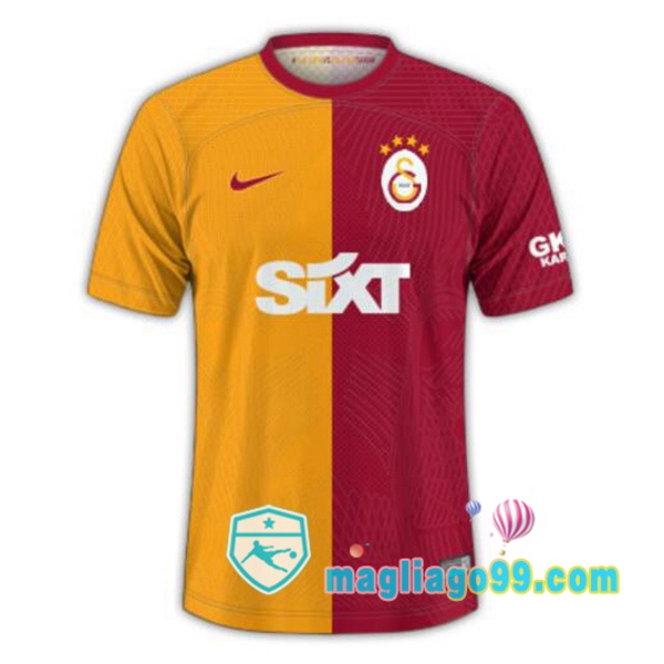 Magliago - Passione Maglie Thai Affidabili Basso Costo Online Shop | Maglia Galatasaray SK Prima Giallo Rosso 2023/2024