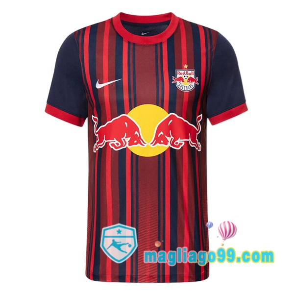 Magliago - Passione Maglie Thai Affidabili Basso Costo Online Shop | Maglia FC Red Bull Salzburg Seconda Rosso Blu 2023/2024