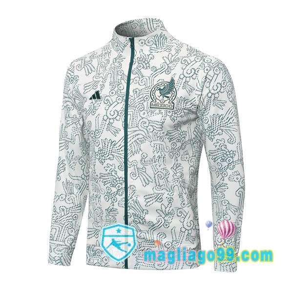 Magliago - Passione Maglie Thai Affidabili Basso Costo Online Shop | Giacca Calcio Messico Bianco Verde 2023/2024