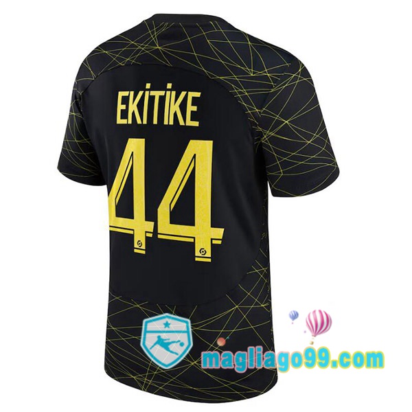 Magliago - Passione Maglie Thai Affidabili Basso Costo Online Shop | Maglia Paris PSG (EKITIKE 44) Quattro Nero 2022/2023