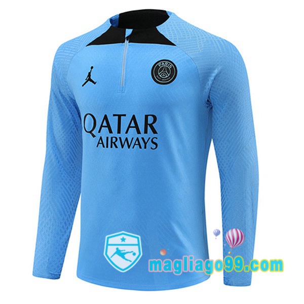 Magliago - Passione Maglie Thai Affidabili Basso Costo Online Shop | Felpa Calcio Paris PSG Blu 2023/2024