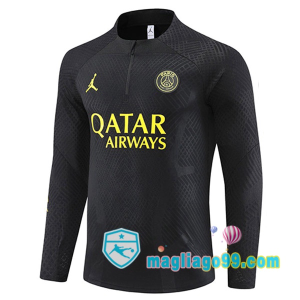 Magliago - Passione Maglie Thai Affidabili Basso Costo Online Shop | Felpa Calcio Paris PSG Nero 2023/2024