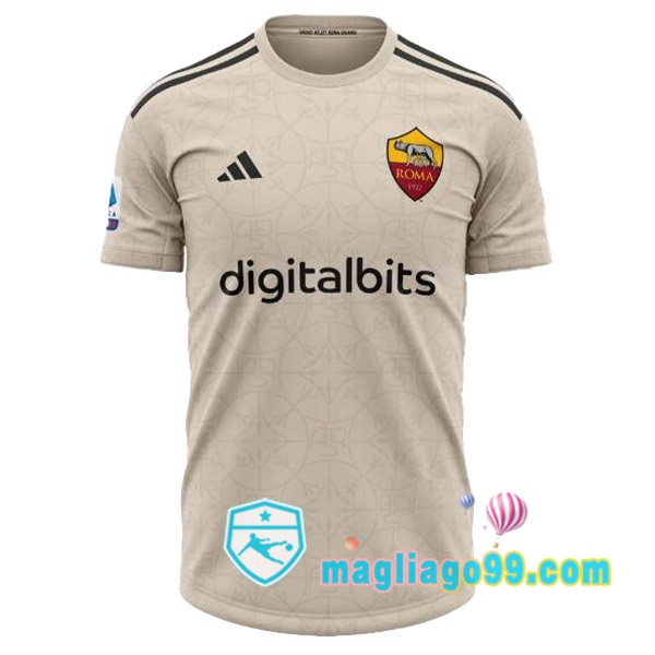 Magliago - Passione Maglie Thai Affidabili Basso Costo Online Shop | Maglia AS Roma Seconda Marrone Versione Trapelata 2023/2024