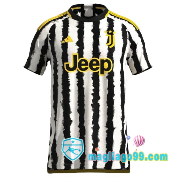 Magliago - Passione Maglie Thai Affidabili Basso Costo Online Shop | Maglia Juventus Prima Nero Bianco Versione Trapelata 2023/2024