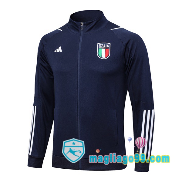 Magliago - Passione Maglie Thai Affidabili Basso Costo Online Shop | Giacca Calcio Italia Blu Royal 2023/2024