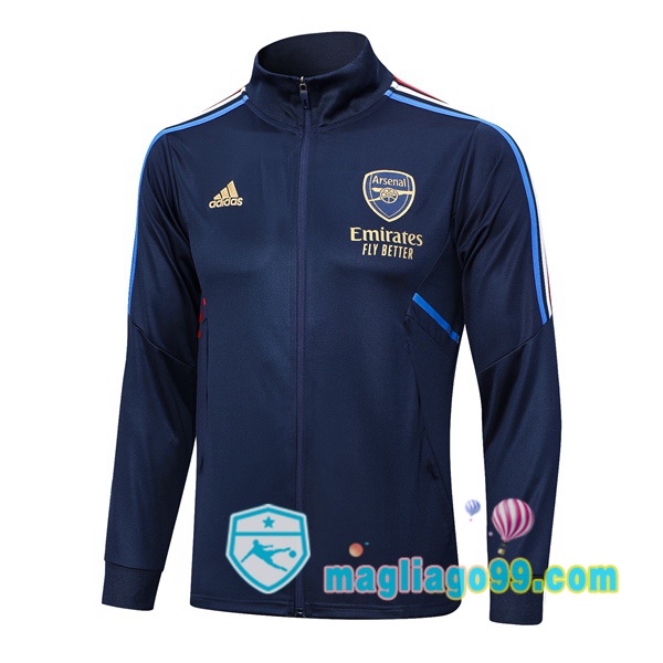 Magliago - Passione Maglie Thai Affidabili Basso Costo Online Shop | Giacca Calcio Arsenal Blu Royal 2023/2024