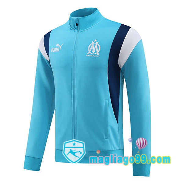 Magliago - Passione Maglie Thai Affidabili Basso Costo Online Shop | Giacca Calcio Marsiglia OM Blu 2023/2024