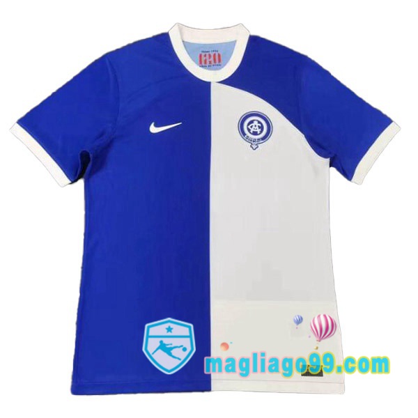 Magliago - Passione Maglie Thai Affidabili Basso Costo Online Shop | Maglia Atletico Madrid Seconda Blu Bianco Versione Trapelata 2023/2024