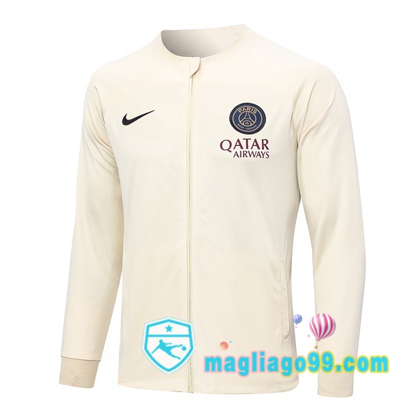 Magliago - Passione Maglie Thai Affidabili Basso Costo Online Shop | Giacca Calcio Paris PSG Marrone 2023/2024