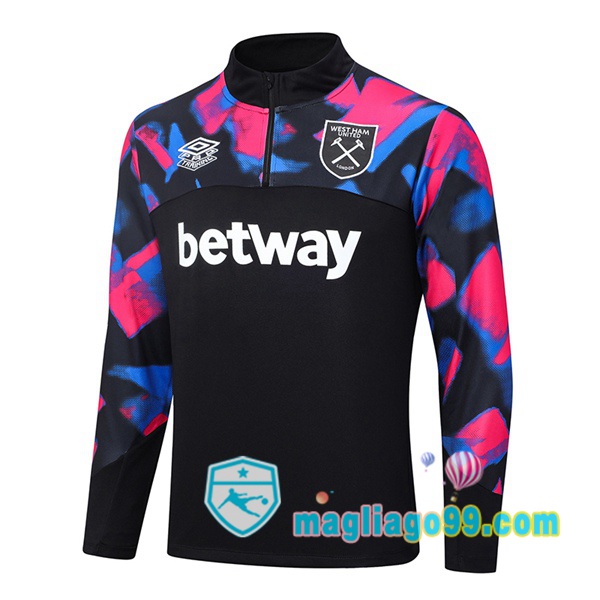 Magliago - Passione Maglie Thai Affidabili Basso Costo Online Shop | Felpa Calcio West Ham Nero 2023/2024