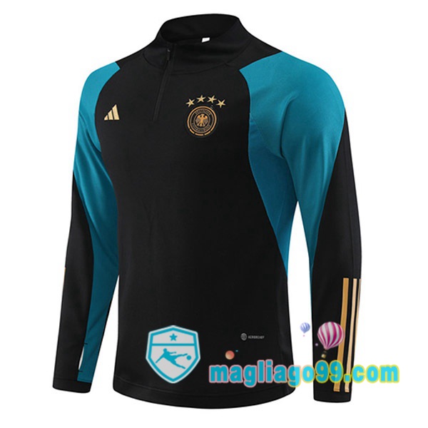 Magliago - Passione Maglie Thai Affidabili Basso Costo Online Shop | Felpa Calcio Germania Nero 2023/2024