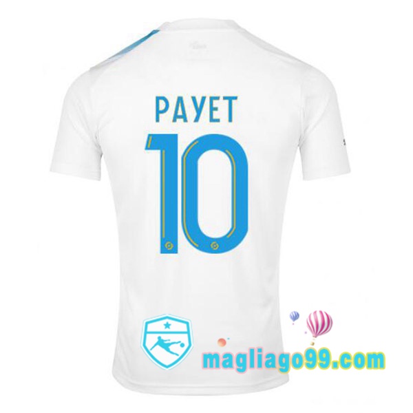 Magliago - Passione Maglie Thai Affidabili Basso Costo Online Shop | Maglia Marsiglia OM (PAYET 10) Edizione 30°Anniversario Bianco Blu 2022/2023