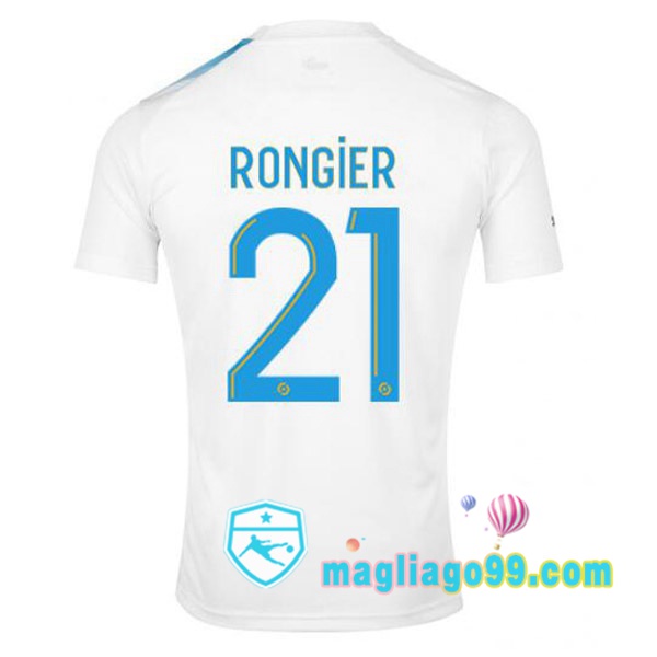 Magliago - Passione Maglie Thai Affidabili Basso Costo Online Shop | Maglia Marsiglia OM (RONGIER 21) Edizione 30°Anniversario Bianco Blu 2022/2023