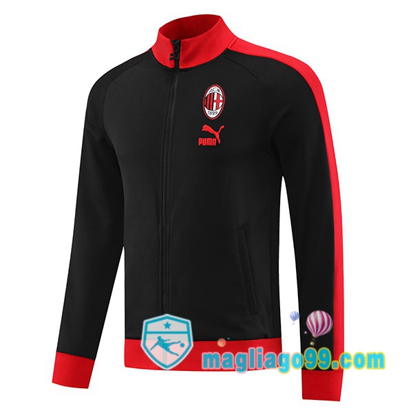 Magliago - Passione Maglie Thai Affidabili Basso Costo Online Shop | Giacca Calcio AC Milan Nero 2023/2024