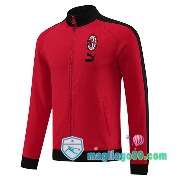 Magliago - Passione Maglie Thai Affidabili Basso Costo Online Shop | Giacca Calcio AC Milan Rosso 2023/2024