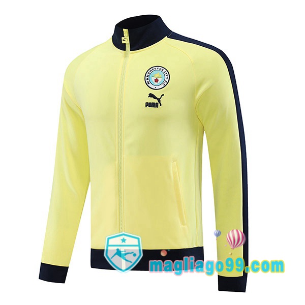 Magliago - Passione Maglie Thai Affidabili Basso Costo Online Shop | Giacca Calcio Manchester City Giallo 2023/2024