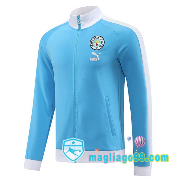 Magliago - Passione Maglie Thai Affidabili Basso Costo Online Shop | Giacca Calcio Manchester City Blu 2023/2024