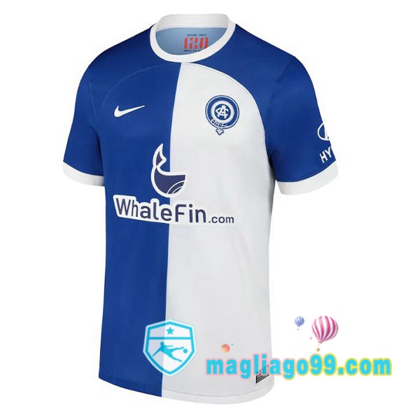 Magliago - Passione Maglie Thai Affidabili Basso Costo Online Shop | Maglia Atletico Madrid Edizione 120°Anniversario Blu Bianco 2022/2023