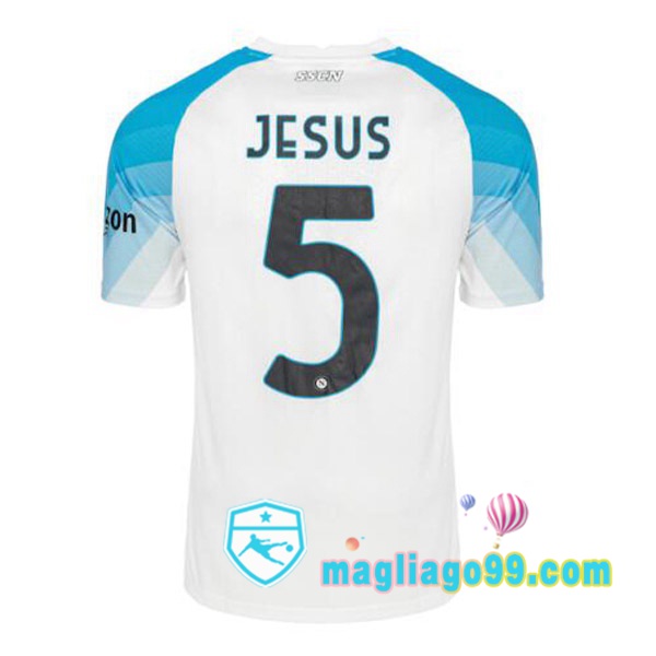 Magliago - Passione Maglie Thai Affidabili Basso Costo Online Shop | Maglia SSC Napoli (Jesus 5) Face Game Blu Bianco 2022/2023