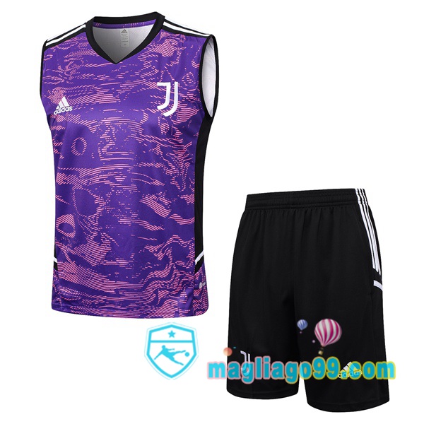Magliago - Passione Maglie Thai Affidabili Basso Costo Online Shop | Gilet Calcio Juventus + Shorts Porpora 2023/2024