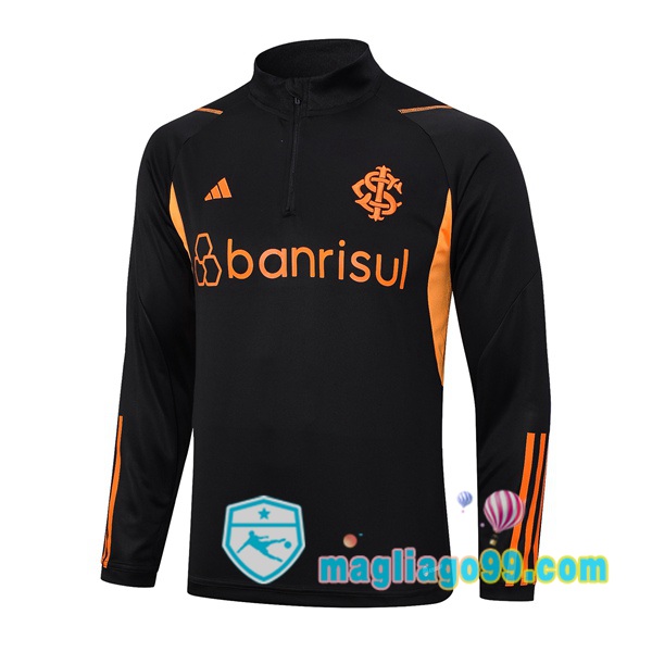 Magliago - Passione Maglie Thai Affidabili Basso Costo Online Shop | Felpa Calcio SC Internacional Nero 2023/2024