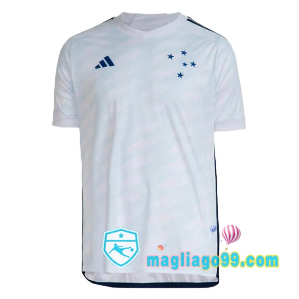 Magliago - Passione Maglie Thai Affidabili Basso Costo Online Shop | Maglia Cruzeiro EC Seconda Bianco 2023/2024