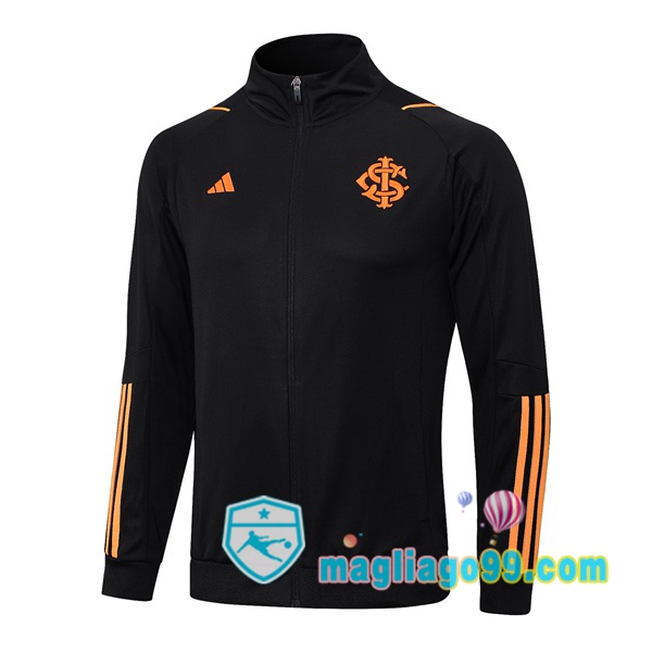 Magliago - Passione Maglie Thai Affidabili Basso Costo Online Shop | Giacca Calcio SC Internacional Nero 2023/2024