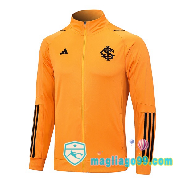 Magliago - Passione Maglie Thai Affidabili Basso Costo Online Shop | Giacca Calcio SC Internacional Arancione 2023/2024