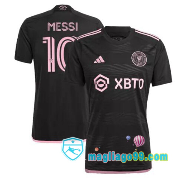 Magliago - Passione Maglie Thai Affidabili Basso Costo Online Shop | Maglia Inter Miami CF (MESSI 10) Seconda Nero 2023/2024