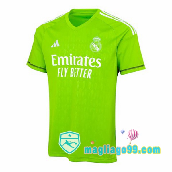 Magliago - Passione Maglie Thai Affidabili Basso Costo Online Shop | Maglia Real Madrid Portiere Verde 2023/2024