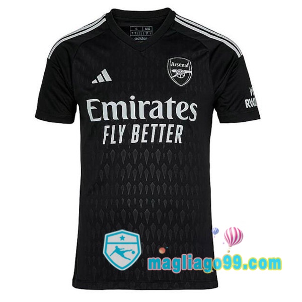 Magliago - Passione Maglie Thai Affidabili Basso Costo Online Shop | Maglia Arsenal Portiere Nero 2023/2024