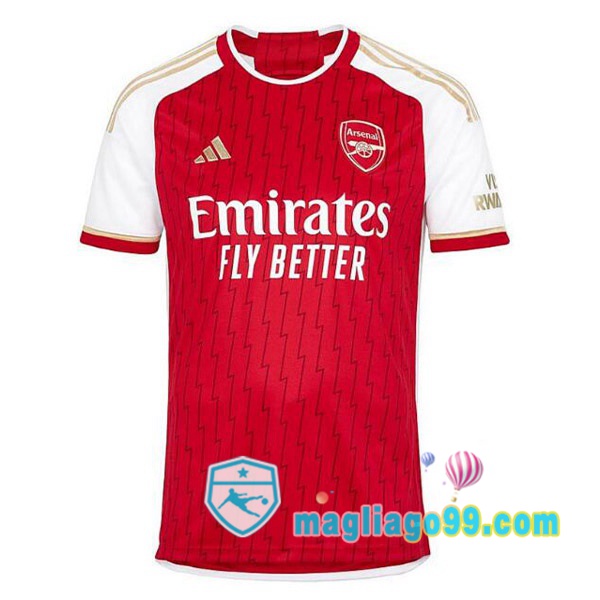 Magliago - Passione Maglie Thai Affidabili Basso Costo Online Shop | Maglia Arsenal Prima Rosso Bianco 2023/2024