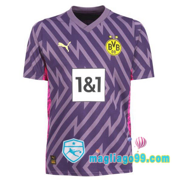 Magliago - Passione Maglie Thai Affidabili Basso Costo Online Shop | Maglia Dortmund BVB Portiere Porpora 2023/2024