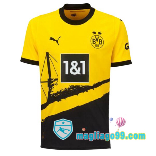 Magliago - Passione Maglie Thai Affidabili Basso Costo Online Shop | Maglia Dortmund BVB Prima Giallo Nero 2023/2024