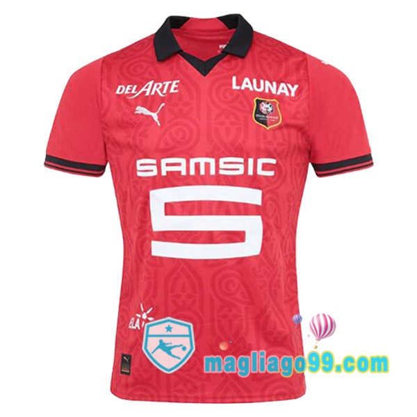Magliago - Passione Maglie Thai Affidabili Basso Costo Online Shop | Maglia Stade Rennais Prima Rosso 2023/2024