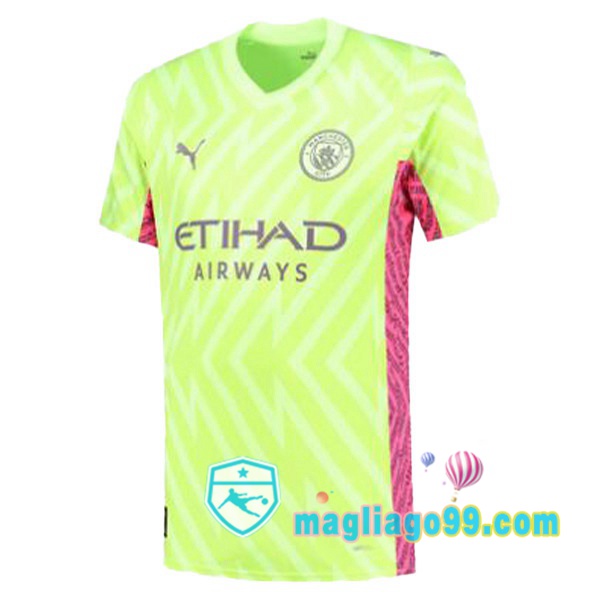 Magliago - Passione Maglie Thai Affidabili Basso Costo Online Shop | Maglia Manchester City Portiere Verde 2023/2024