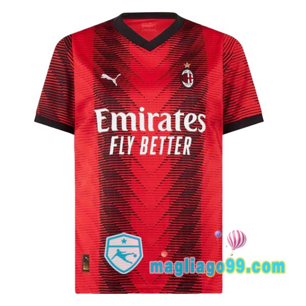 Magliago - Passione Maglie Thai Affidabili Basso Costo Online Shop | Maglia AC Milan Prima Rosso 2023/2024