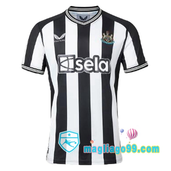 Magliago - Passione Maglie Thai Affidabili Basso Costo Online Shop | Maglia Newcastle United Prima Bianco Nero 2023/2024