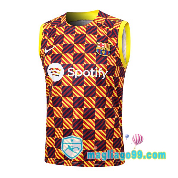 Magliago - Passione Maglie Thai Affidabili Basso Costo Online Shop | Gilet Calcio FC Barcellona Giallo 2023/2024