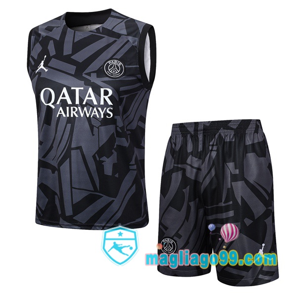 Magliago - Passione Maglie Thai Affidabili Basso Costo Online Shop | Gilet Calcio Paris PSG + Shorts Nero 2023/2024