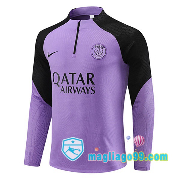 Magliago - Passione Maglie Thai Affidabili Basso Costo Online Shop | Felpa Calcio Paris PSG Porpora 2023/2024