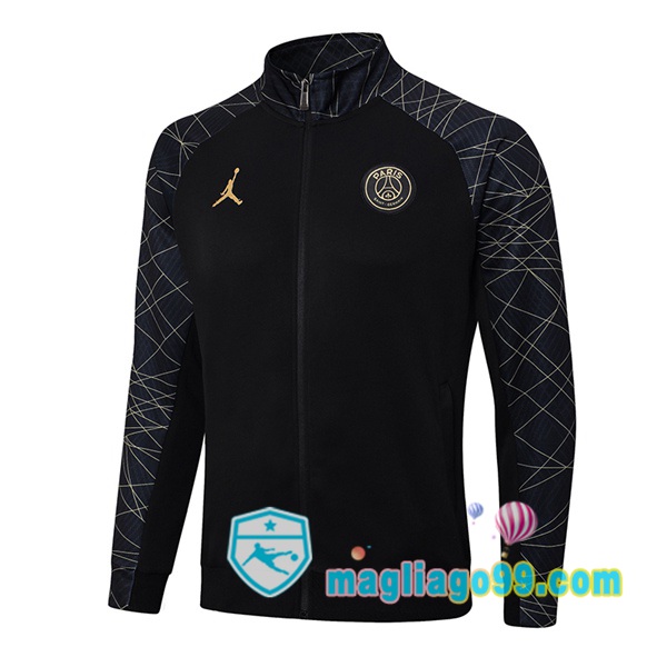 Magliago - Passione Maglie Thai Affidabili Basso Costo Online Shop | Giacca Calcio Paris PSG Nero 2023/2024