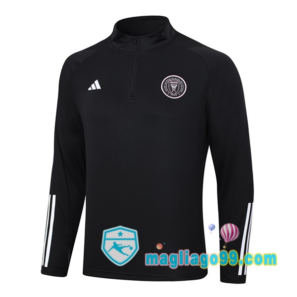 Magliago - Passione Maglie Thai Affidabili Basso Costo Online Shop | Felpa Calcio Inter Miami CF Nero 2023/2024