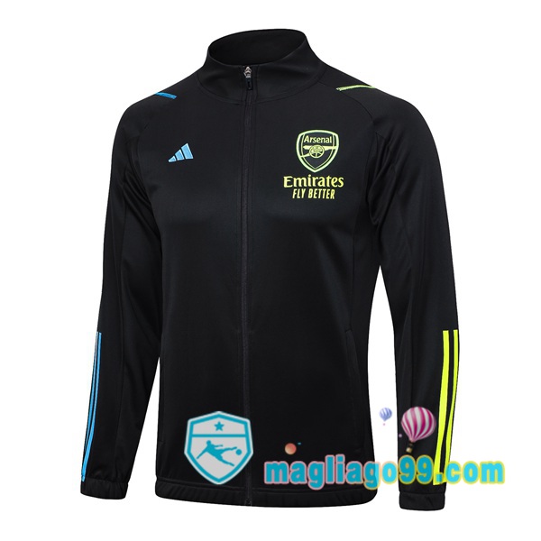 Magliago - Passione Maglie Thai Affidabili Basso Costo Online Shop | Giacca Calcio Arsenal Nero 2023/2024