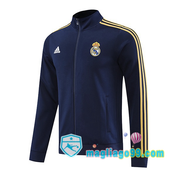 Magliago - Passione Maglie Thai Affidabili Basso Costo Online Shop | Giacca Calcio Real Madrid Blu Royal 2023/2024