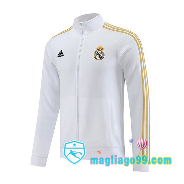 Magliago - Passione Maglie Thai Affidabili Basso Costo Online Shop | Giacca Calcio Real Madrid Bianco 2023/2024