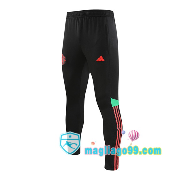 Magliago - Passione Maglie Thai Affidabili Basso Costo Online Shop | Pantaloni Da Allenamento Manchester United Nero 2023/2024